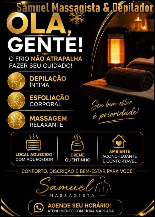 Samuel Massagista Depilador 24 horas garoto de programa, garoto do job, acompanhante masculino São Paulo SP - 02
